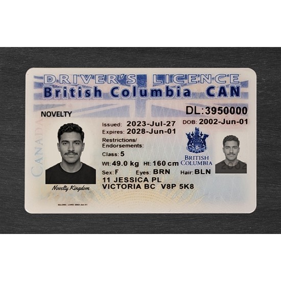 BRITISH COLUMBIA FAKE IDS