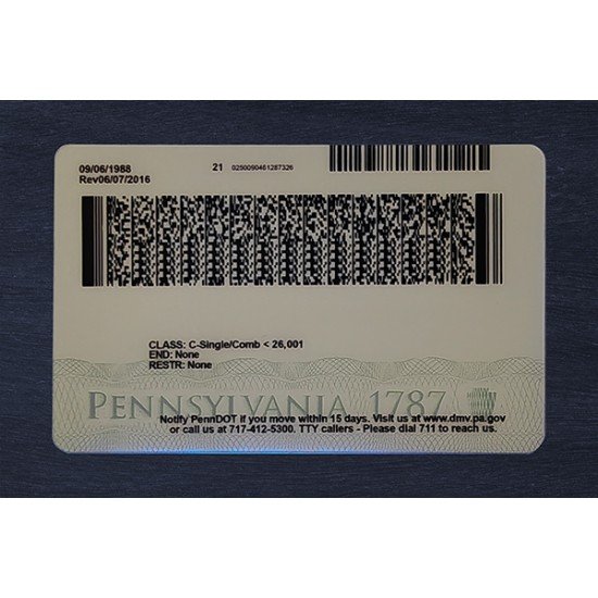 PENNSYLVANIA FAKE IDS (2025 VERSION)