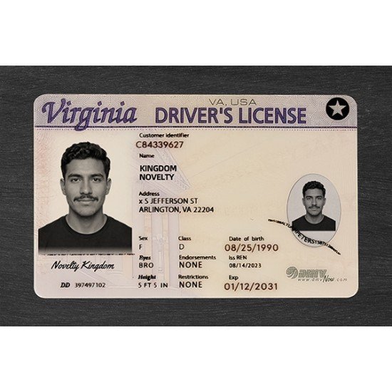 Virginia VIRGINIA FAKE IDS (2025 VERSION)